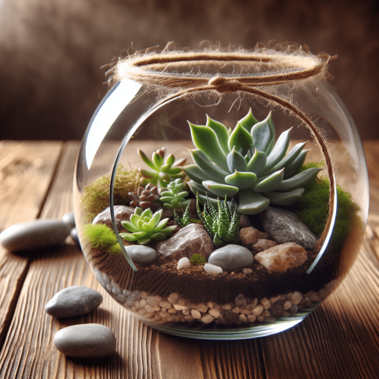 Building a Small Ecosystem: DIY Succulent Terrarium