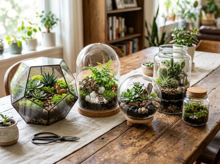 artistic plant terrarium designs