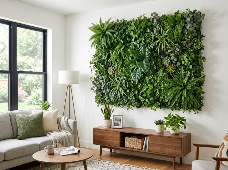 diy fake living wall