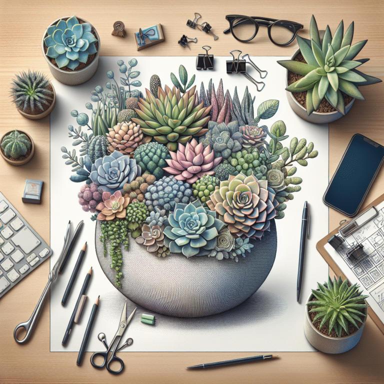 DIY: Succulent Arrangement for Your Office Desk